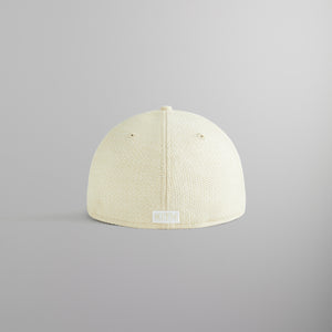 Kith & New Era for the New York Yankees Raffia Fitted Cap - Sandrift