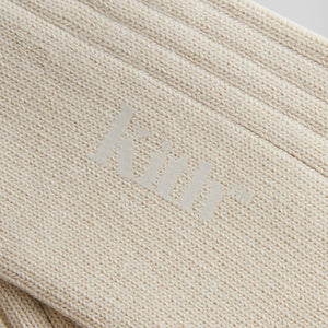 Kith Ribbed Cotton Socks - Sandrift