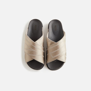 Kith Women Monogram Criss Cross Slides - Astro