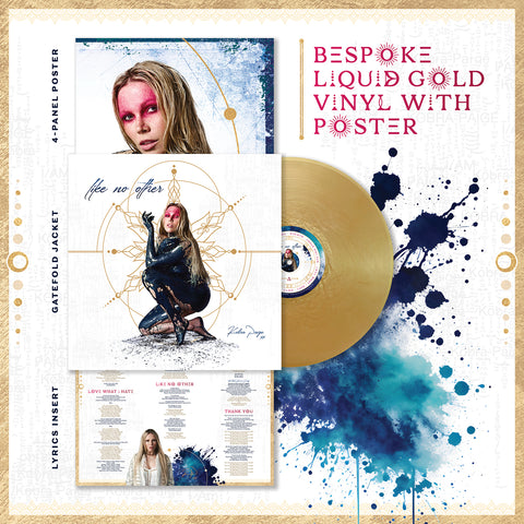 LIKE NO OTHER – BESPOKE, LIQUID GOLD FOIL VINYL WITH POSTER