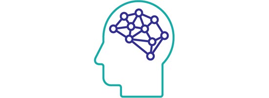 Icon depicting a neural network