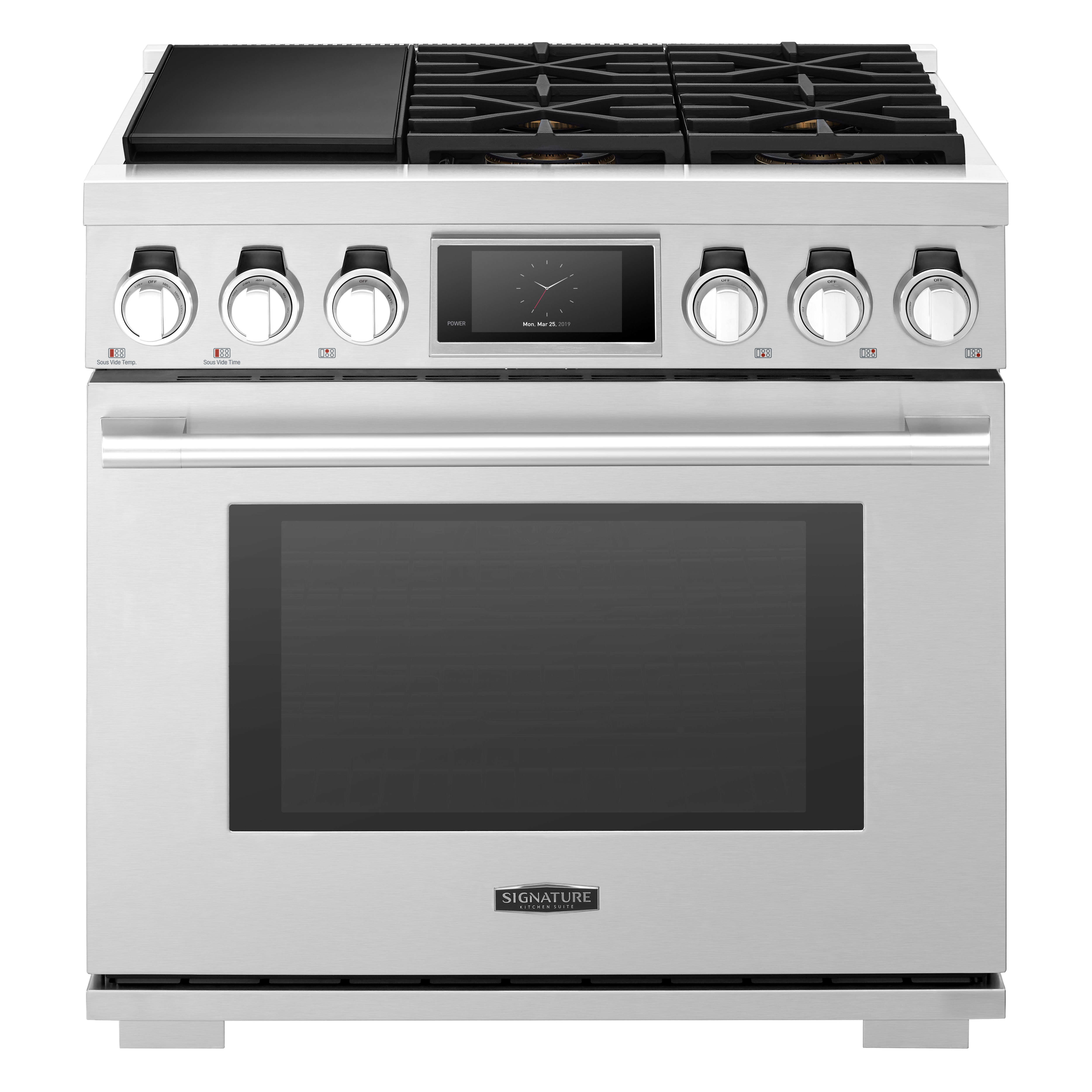 36-inch Dual-Fuel Pro Range with Sous Vide