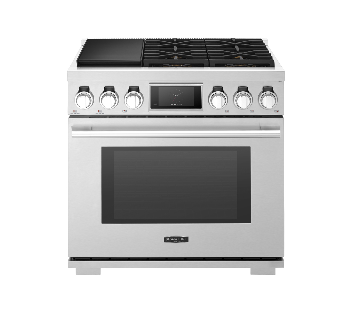 36-inch Dual-Fuel Pro Range with Steam-Combi Oven and Sous Vide