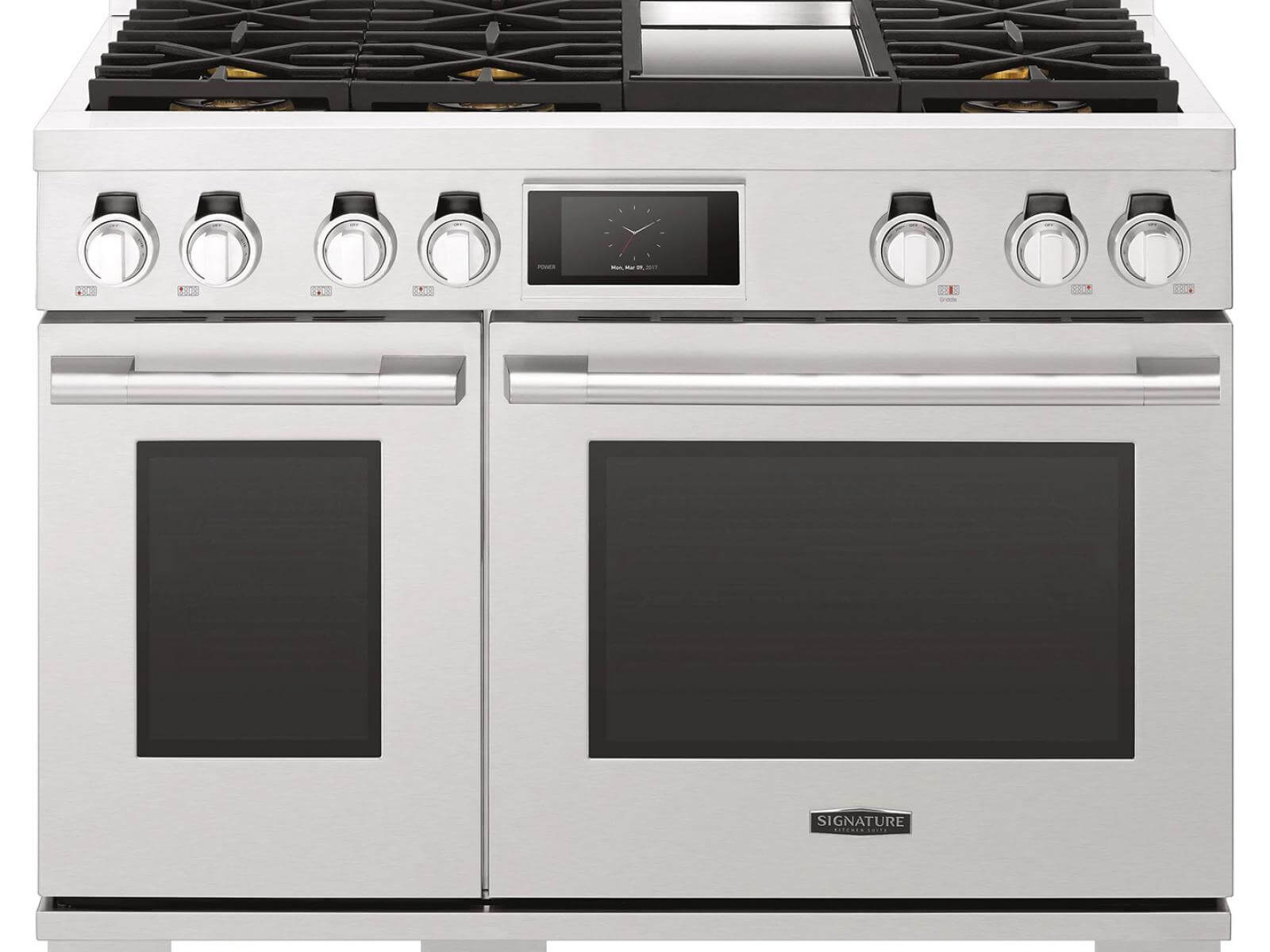 48-inch Dual-Fuel Pro Range with Griddle and 6 Burners