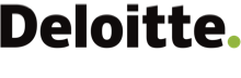 Logo of financial advisory firm Deloitte