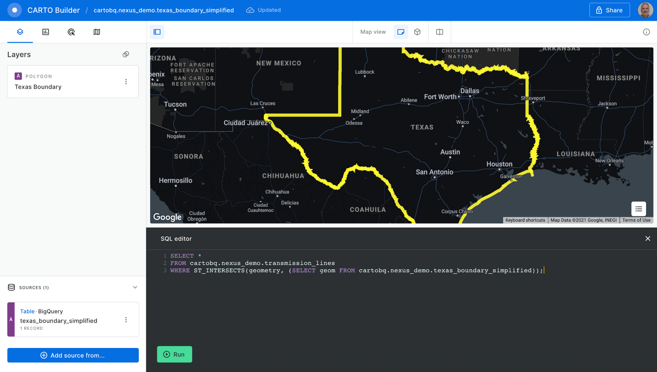 CARTO result image