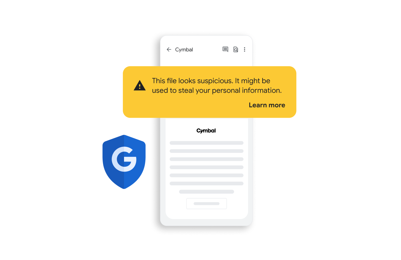 Pesan Keamanan Google Workspace memberi tahu pengguna untuk berhati-hati karena ditemukan masalah di tempat lain