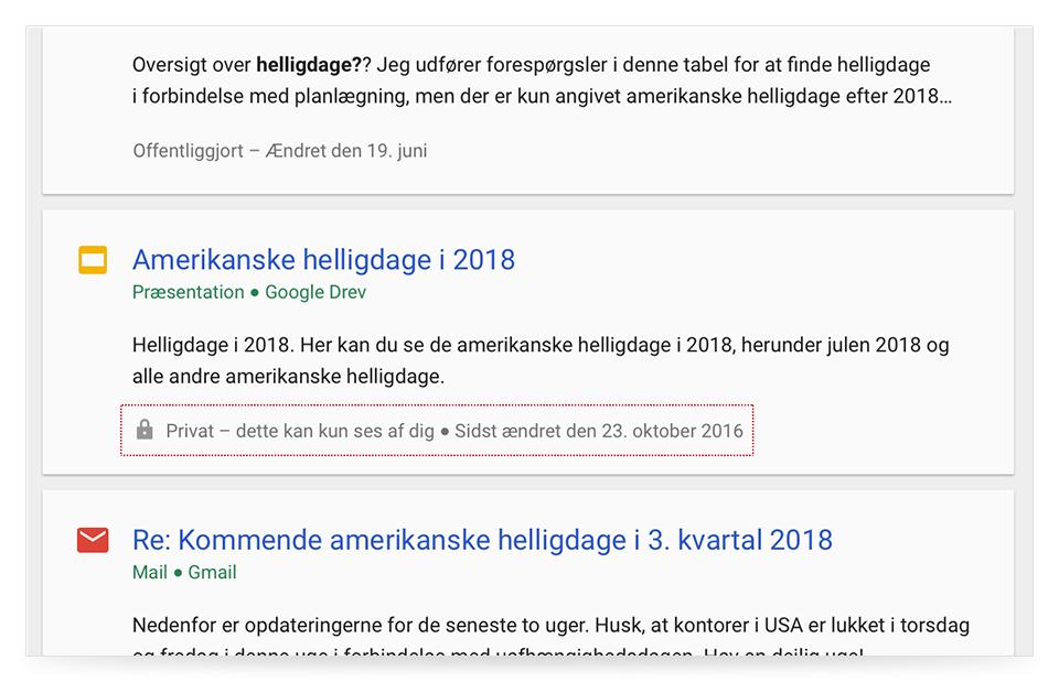 hjælpekort ti Cloud Search