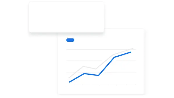 Biểu đồ dạng đường thể hiện mức độ quan tâm trong hoạt động tìm kiếm