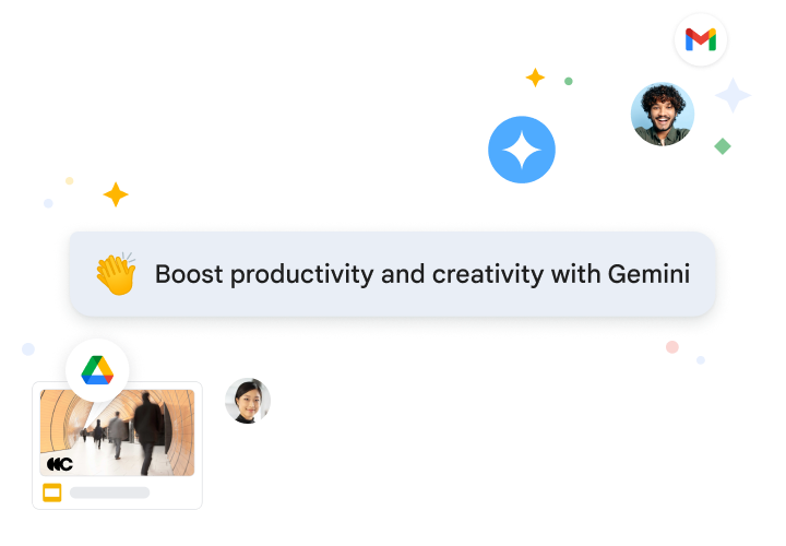 Gemini untuk Workspace meringkas email dan menyarankan balasan di Gmail untuk membantu meningkatkan produktivitas.