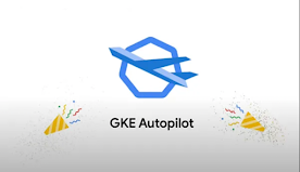 비행기 모양 아이콘과 함께 텍스트로 표시된 GKE Autopilot