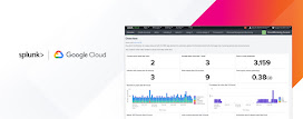 Splunk と Google Cloud のダッシュボード