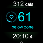 Exercise with a heart rate below the heart rate zones