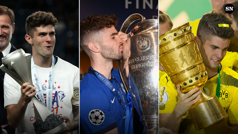 Christian Pulisic trophies won in his career image