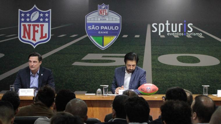 Por que há um jogo de sexta-feira à noite no Brasil? Eagles e Packers se preparam para o jogo internacional da Semana 1 image