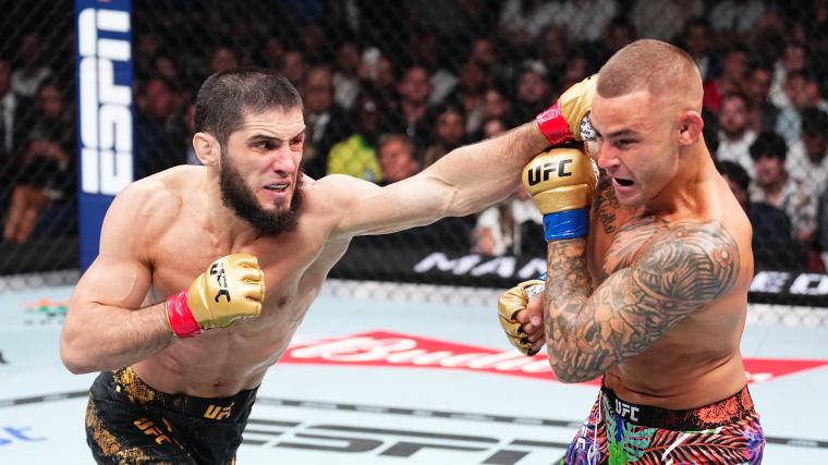 Makhachev submits Poirier at UFC 302 image