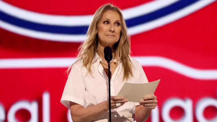Celine Dion makes surprise appearance at NHL Draft to announce Canadiens' pick image