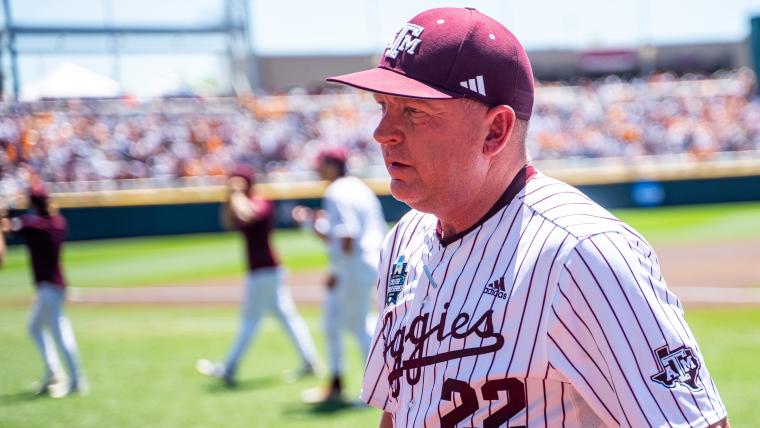 Texas A&M's Jim Schlossnagle leaves for Texas day after fiery response to question over job image