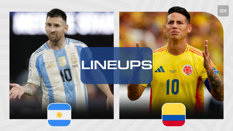 Argentina vs. Colombia expected lineups, team news: Messi vs. James in Copa America final image