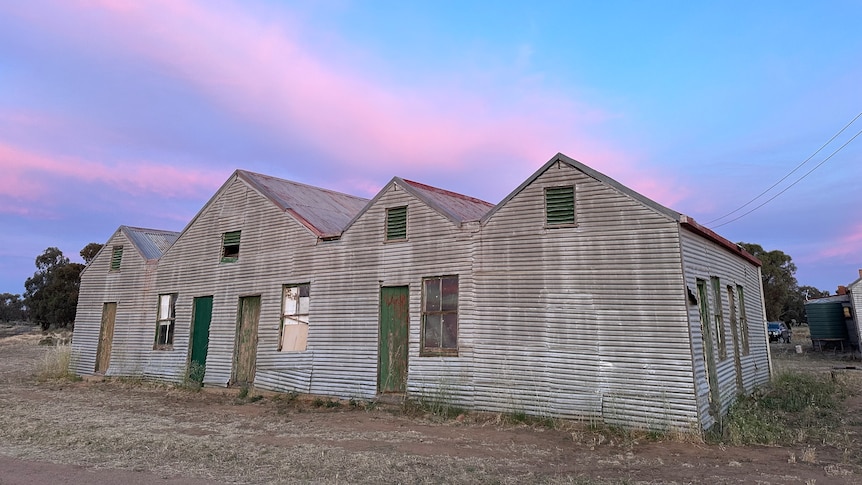 An old metal building