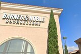 Two buildings: one labelled 'Barnes & Noble', the other labelled 'Dick's'.