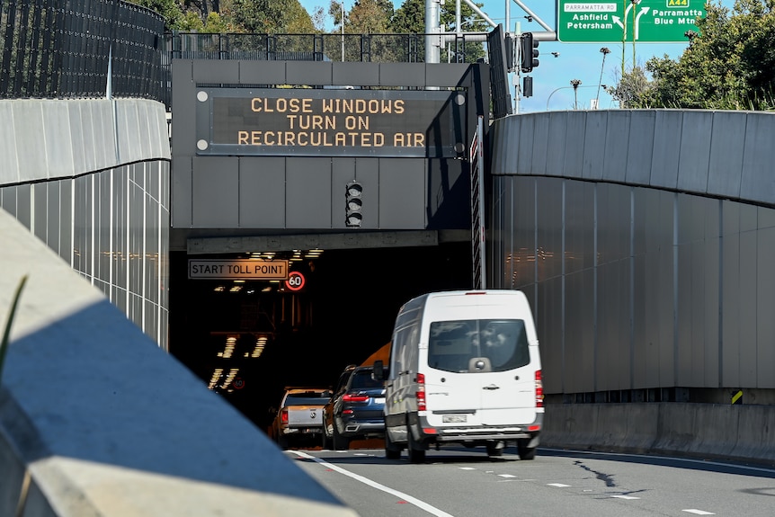 WestConnex M4 tunnel entrance at Haberfield