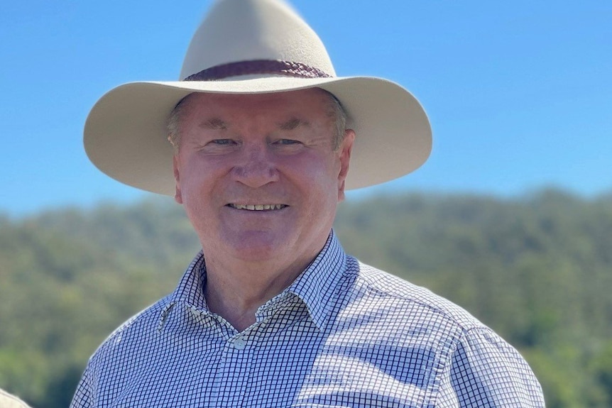 Myall Lakes MP Stephen Bromhead smiles at camera