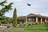 A brick nursing home.