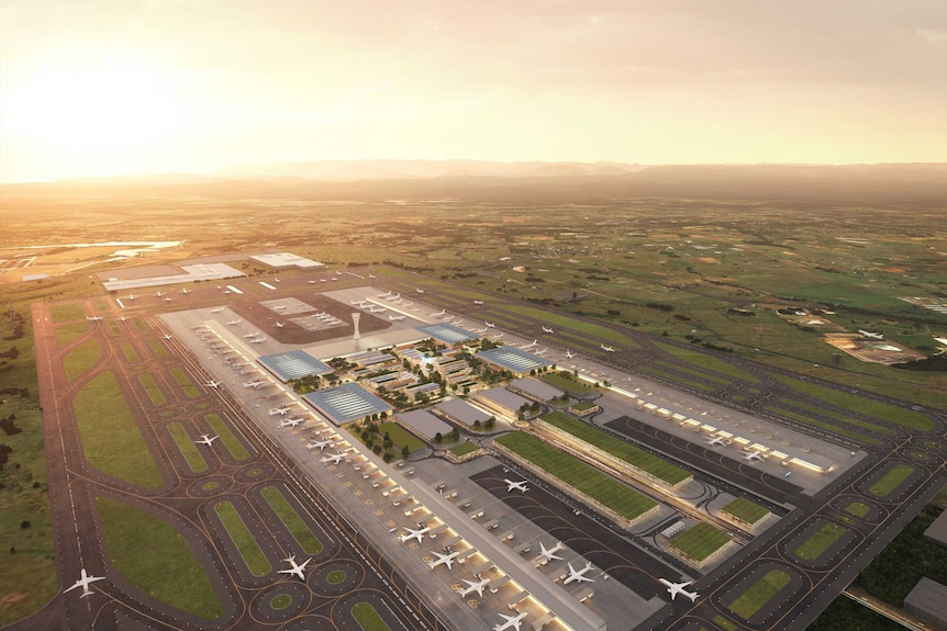 Render of western sydney airport