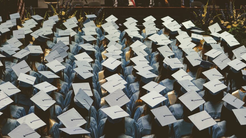 A group of graduates.