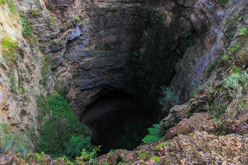 'A bloody big hole' in the ground