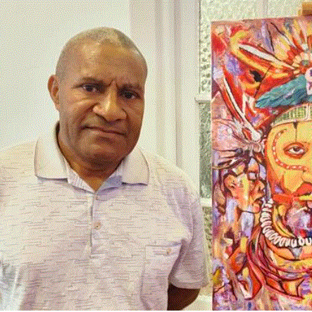 PNG artist Laben Sakale John