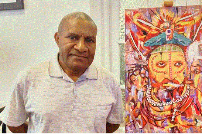 PNG artist Laben Sakale John