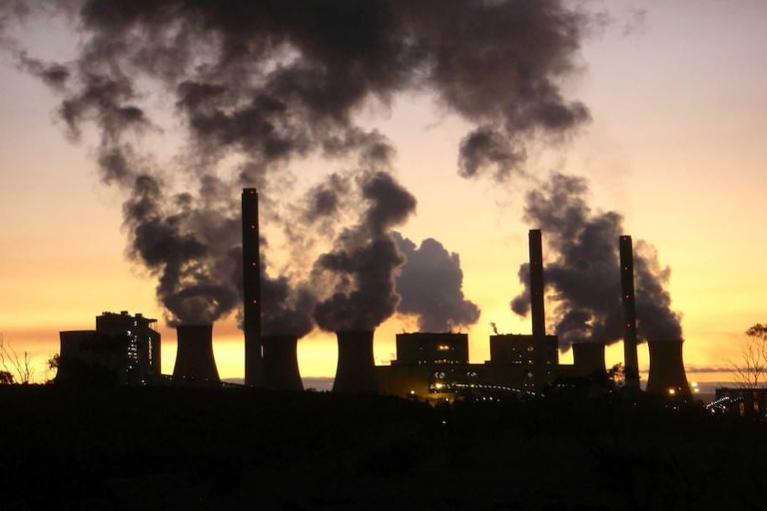 smoke coming out of stacks