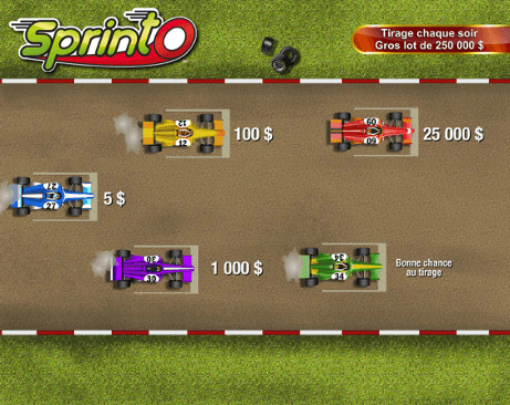 Racecar starting lineup ($5 selection)