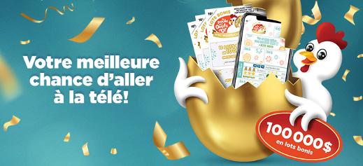 La Poule aux œufs d'or - votre meilleure chance d'aller à la télé!