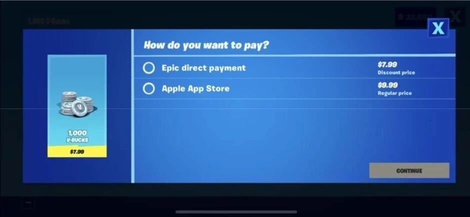 Apple kicked Fortnite and Epic out of iOS for trying to bypass Apple&#039;s in-app payment platform - Changing its mind, Apple approves the Epic Game Store for the EU