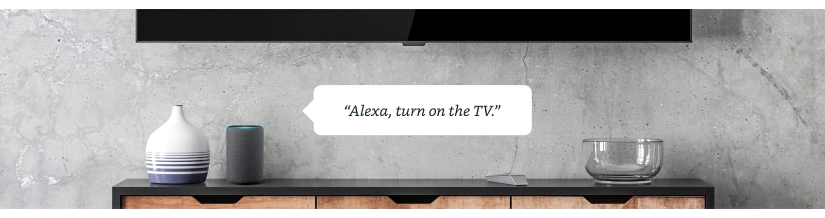 Alexa, turn on the tv