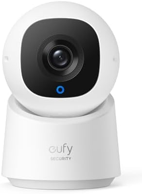 Anker Eufy Indoor Cam C220 (屋内カメラ) 【ネットワークカメラ/ベビーモニター/ペット見守り/防犯カメラ / 2K画質 / ズーム対応 / 360°監視/AI動作検知/Wi-Fi対応】