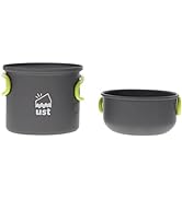 UST Solo Cook Kit with Lightweight, Compact, BPA Free, Anodized Aluminum Construction for Camping...
