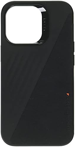 Gear4 ZAGG Brooklyn Snap Case - MagSafe Compatible Case Made with Vegan Leather - for Apple iPhone 13 Pro - Black,702008228