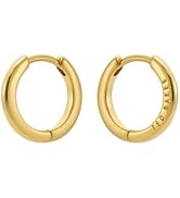 Ted Baker Crisele Logo Hoop Earrings (14mm) For Women