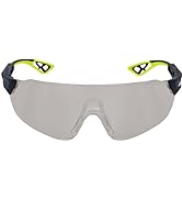 Bullhead Safety Anti-Fog Tetra Glasses, High Impact Protection, Lightweight, 10 Base Curve and Te...