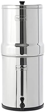 Royal Berkey Gravity-Fed Stainless Steel Countertop Water Filter System 3.25 Gallon with 2 Authentic Black Berkey Elements BB9-2 Filters