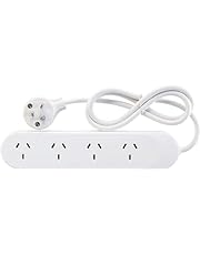 HPM Standard 4 Outlet Powerboard White