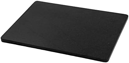 Adolif Natural Black Granite Marble Pastry and Cutting Board, 12x16x0.5 Inch, Heavy for Dough Chocolate, Pack of 1