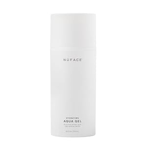 NuFACE Aqua Gel Activator - Microcurrent Conductive Gel &amp; Activator Powered by IonPlex &amp; Hyaluronic Acid to Enhance Results of NuFACE Microcurrent Facial Device - Improves Skin Radiance (3.3 oz)