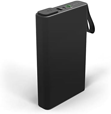 mophie powerstation pro AC (2023)-27,000 mAh External Battery compatbile With MacBook&iPad Portable PD battery with 100W of AC&60W USB-C Fast Charge integrated carry strap-USB-C cable included, Black