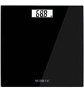 NUTRI FIT Digital Bathroom Scale Body Weight Scales 400 lbs Ultra Slim Most Accurate for Gym Yoga...