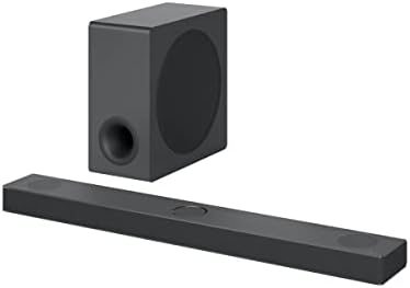 LG S80QY 3.1.3ch Sound bar with Center Up-Firing, Dolby Atmos DTS:X, Works with Airplay2, Spotify HiFi, Alexa, High-Res Audio, (Renewed), Black